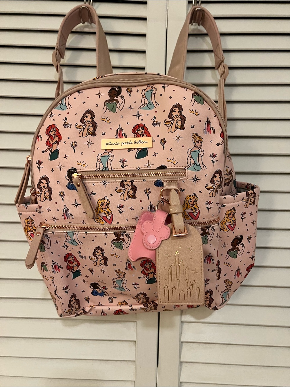 Petunia Pickle Bottom Disney Princess Diaper
Backpack Disney Baby Castle Tag - Picture 3 of 14